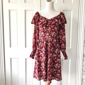 Rebecca Taylor Women's LS Tilda RUF Dress